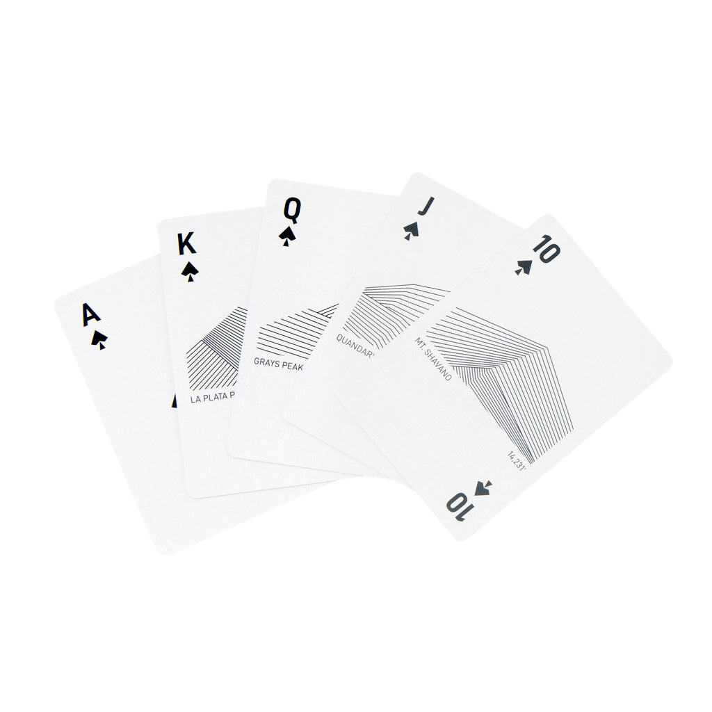 PEAK: Mountain Playing Cards