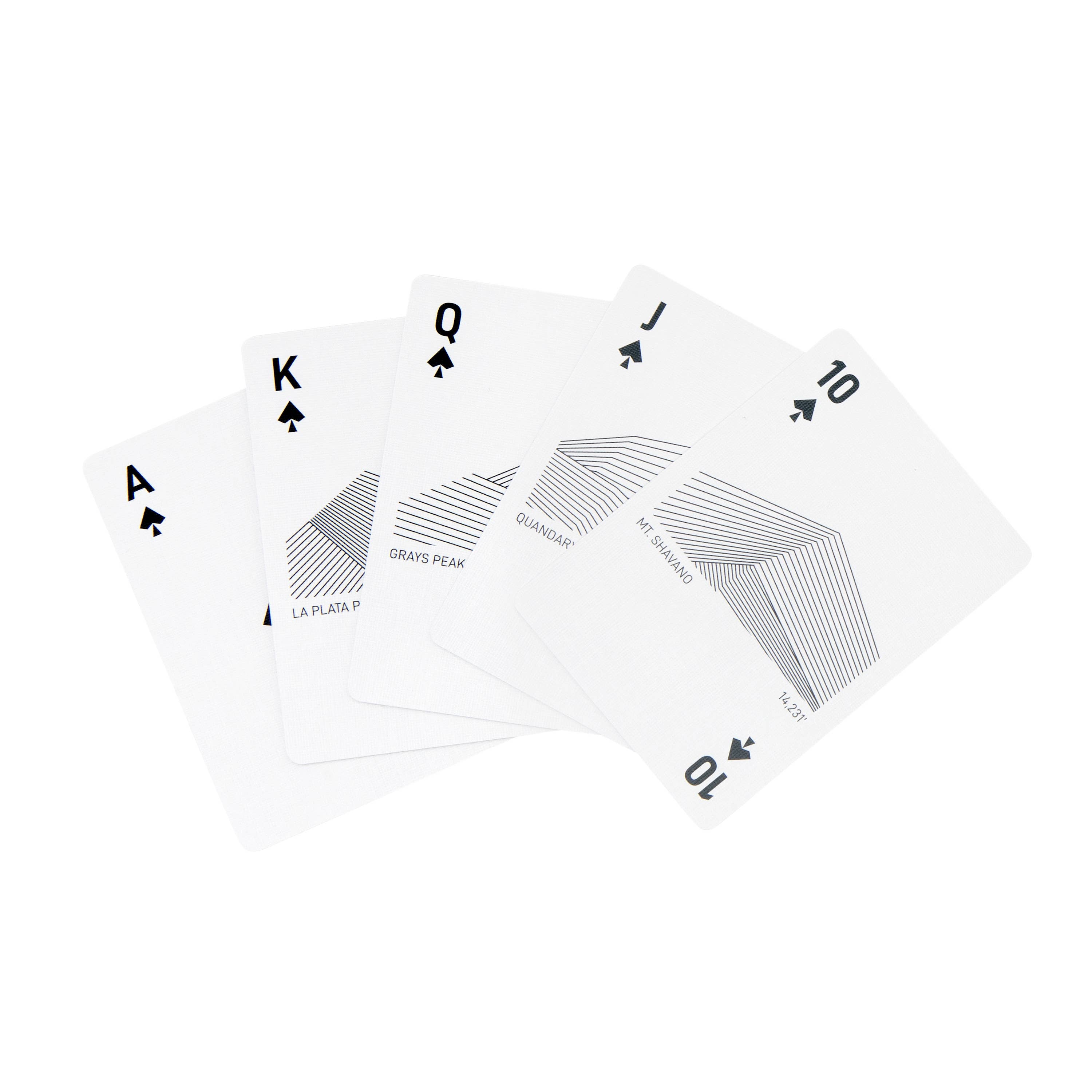PEAK: Mountain Playing Cards