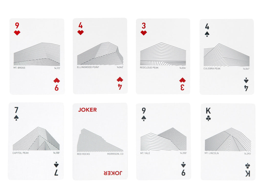 PEAK: Mountain Playing Cards