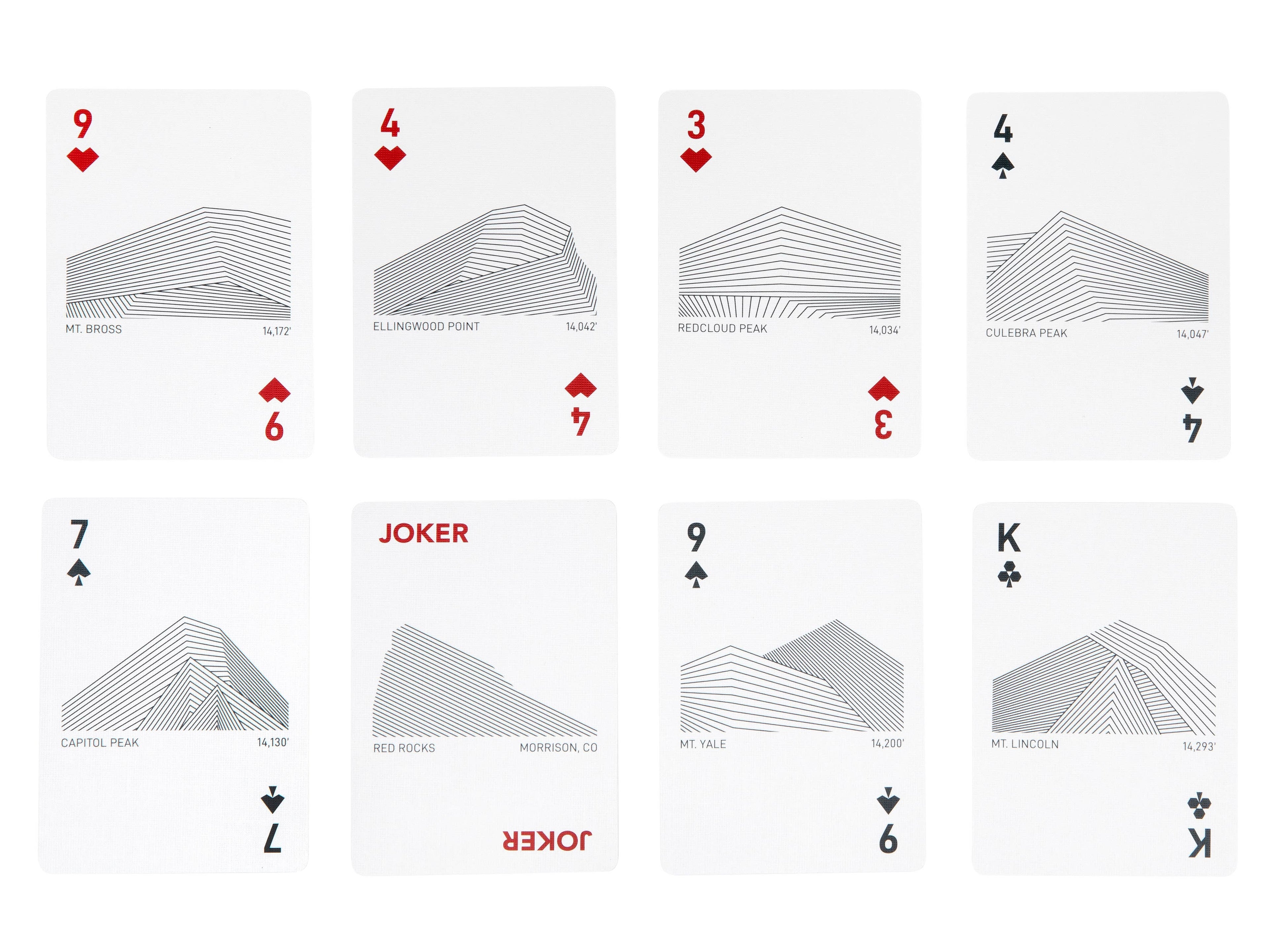 PEAK: Mountain Playing Cards