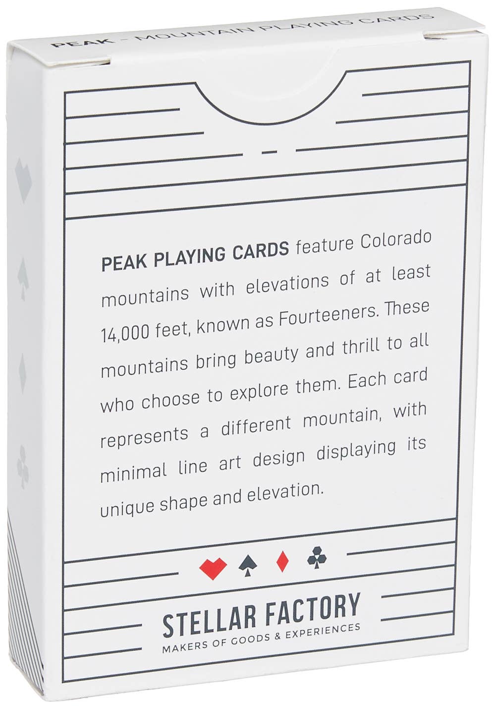 PEAK: Mountain Playing Cards